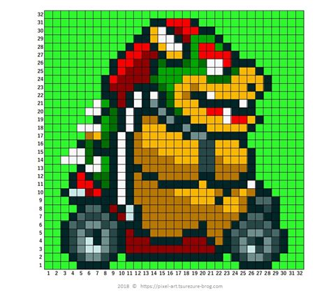 Mario Mario Kart All Characters Master Of Gaming Pixel Art