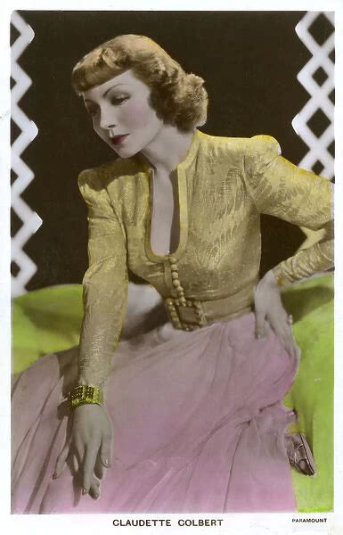 Claudette Colbert French Born American Actress Available As Framed Prints Photos Wall Art And