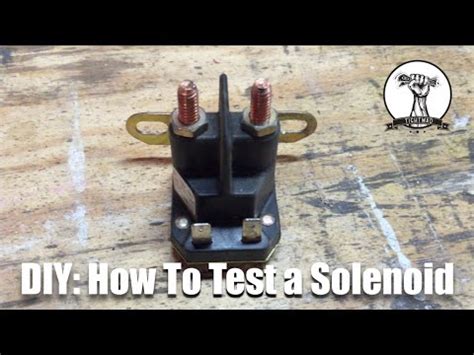 To check a starter solenoid, you can use a digital multimeter and a few common tools. DIY: How to Test a Solenoid - MTD Gold Lawn Mower - YouTube