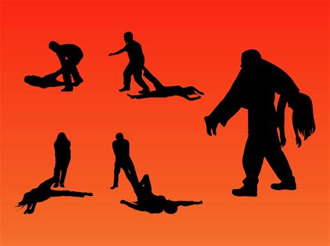 Silhouette Of Dead Bodies Clip Art Library