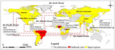 Ijerph Free Full Text Spatiotemporal Distribution Of Zika Virus And Its Spatially