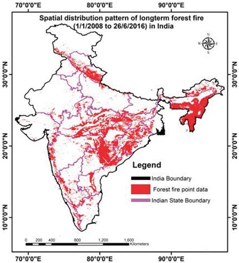 Long Term Forest Fires Events In India Download Scientific Diagram