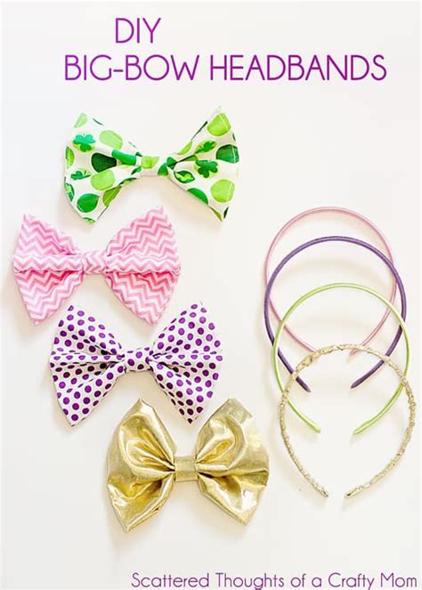 Diy Big Bow Headbands Scattered Thoughts Of A Crafty Mom By Jamie Sanders