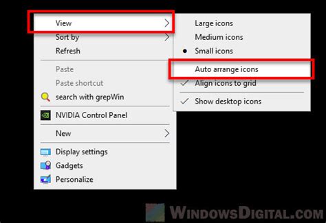 How To Manually Arrange Or Move Desktop Icons In Windows 10 Desktop