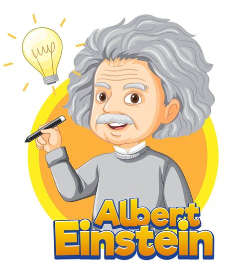 Vectores De Stock Libres De Derechos De Albert Einstein