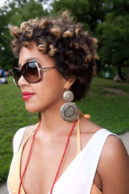 For shorter hair, a waves haircut or by adding a hair design or can create that texture without much length. 2015 Natural Hairstyles For African American Women - The ...