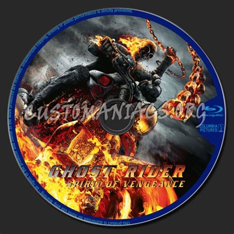 Ghost Rider Spirit Of Vengeance Blu Ray Label Dvd Covers And Labels By