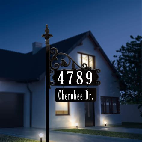 Address America Boardwalk Ready To Install Home Address Sign