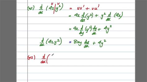 Differentiation 2 Implicit Differentiation C4 Maths A Level Youtube