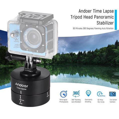 Buy Andoer 60 Minutes 360 Degrees Panning Auto Rotation Time Lapse