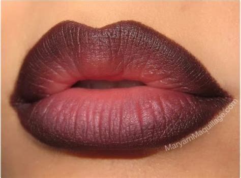 How To Do An Ombre Lip Makeup Step By Step Tutorial Ombre Lips Eye