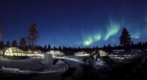 Kakslauttanen Glass Igloos Watch The Northern Lights From Your Bed