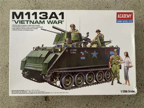 Academy Models 135 M113a1 Apc Vietnam War Tank Kit 1389 Ta985 135