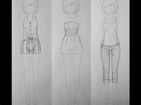 See more ideas about anime outfits, fantasy clothing, drawing clothes. How to Draw Manga: Summer Clothes - YouTube