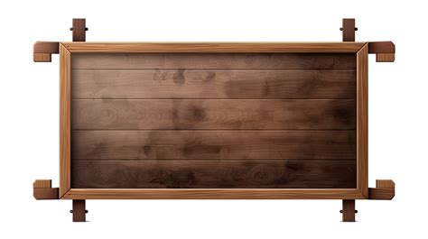 Wood Signboard Isolated Transparent Background Ai Generative 28239753 Png