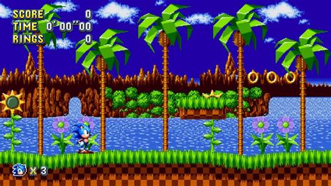Sonic Mania Early Green Hill Zone Act1 Youtube