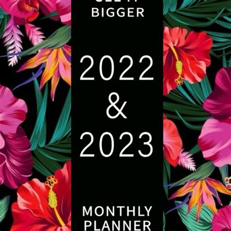 Stream Download ️ebook ️ See It Bigger Planner 2022 2023 Monthly 2 Year Monthly Planner Calendar