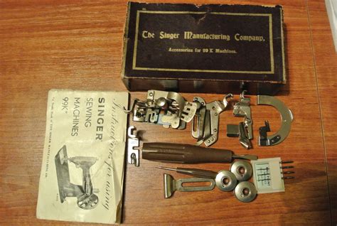 Singer K Vintage Sewing Machine Attachments Accessories With Etsy