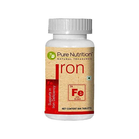 Buy Pure Nutrition Iron Supplement Combination Of Iron With Folic Acid