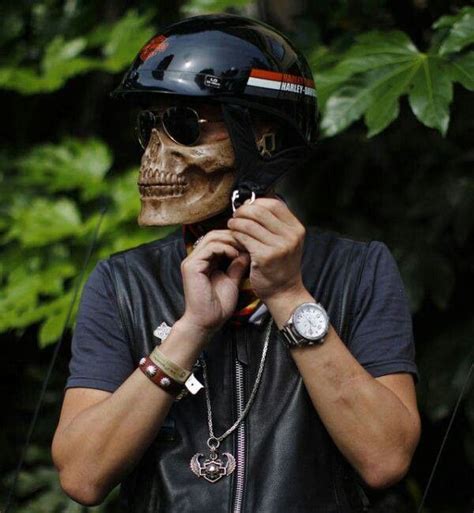 Creepy Skull Motorcycle Helmet Motorcycle Helmets Biker Helmets