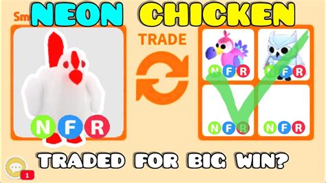 Omg 😨😨 Best Offers 🤯🤯 Trading Neon Chicken 🐔 Farm Egg Pet Adopt