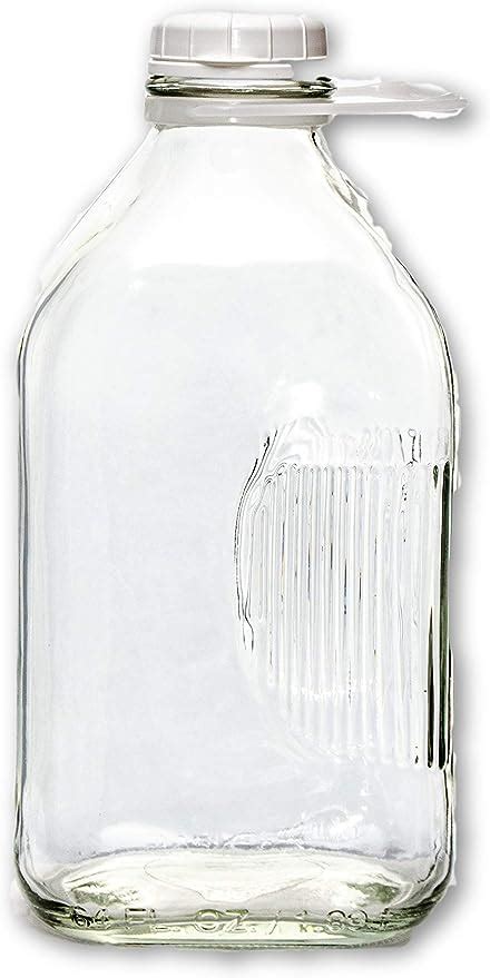 The Dairy Shoppe Glass Milk Bottle 2 Quart64 Oz Clear Amazonca Home