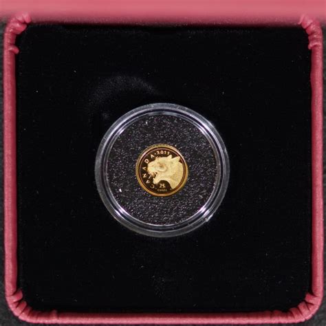 2011 Canada 25 Cents Gold 5g Cougar Numismax