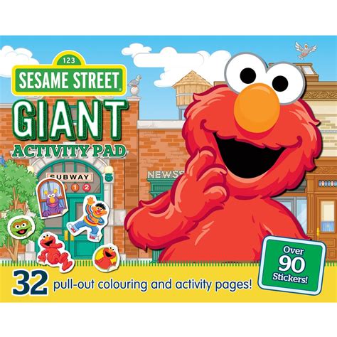 Sesame Street Giant Activity Pad Big W