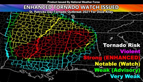 Final Forecast Tornado Outbreak Predicted Across Northeast Louisiana