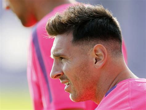 Barcelonas Lionel Messi Gets A New Haircut For The New Season The
