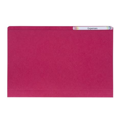 Avery Manilla Folder Foolscap Red Pack Of 100 Impact