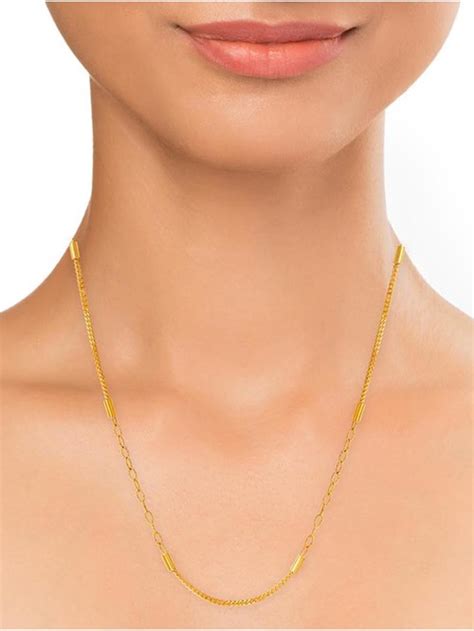 Buy Mia By Tanishq 22k Gold Dainty Chain For Women Online At Best Price