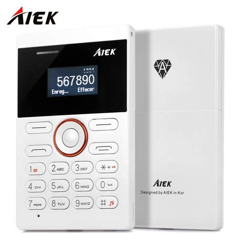 Aiek E1 10 Inch Mini Cell Card Phonequad Band Card Phone Fm Audio