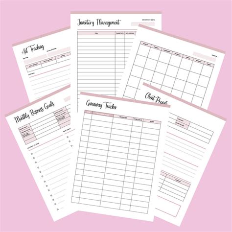 Printable Direct Sales Planner Mlm Instant Download Pdf 65 Pages