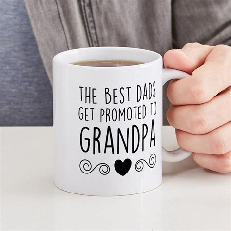 Promoted To Grandpa 11 Oz Ceramic Mug Promoted To Grandpa Mugs Cafepress