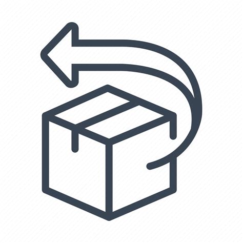 Box Package Product Refused Return To Sender Returned Icon