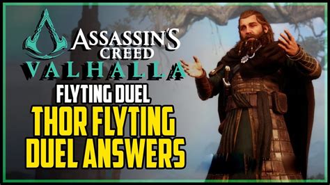 Thor Flyting Duel Assassin S Creed Valhalla YouTube