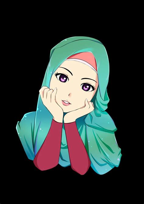 7 pasangan anime yang bikin mupeng kincir com. Gambar Kartun Muslimah Sweet Couple | Kantor Meme