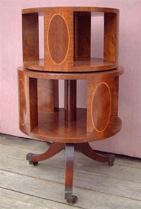 This product measures 15.25 x 12 x 4 inches; Antique Regency Rotating Book Shelf