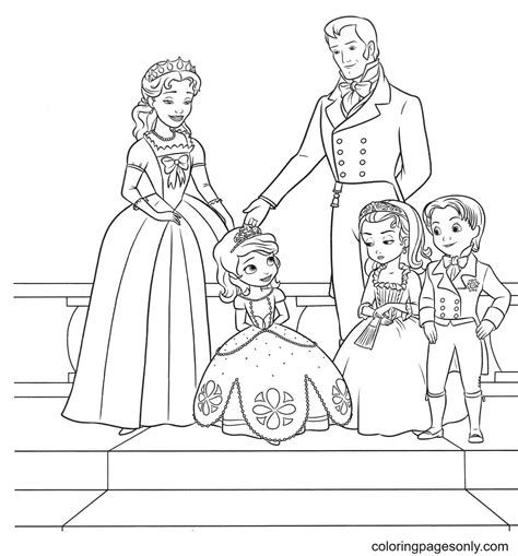 Sofia The First Castle Coloring Pages