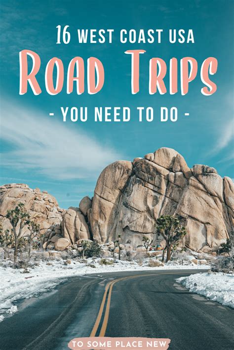 16 Epic West Coast Usa Road Trip Ideas And Itineraries Road Trip Usa