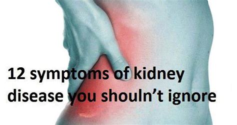 12 Symptoms Of Kidney Disease Gesundheit Pinterest Gesundheit