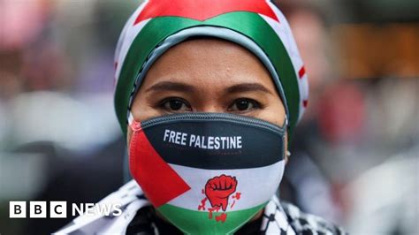 Pro Palestinian March Draws Thousands In London With Protests Across Uk Top News Headlines