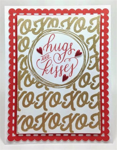 Courtney Lane Designs Artfully Sent Gold Embossed Card