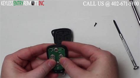 If the key still starts the vehicle, you now have a bad key fob. How To Replace Dodge Charger Key Fob Battery 2006 2007 - YouTube