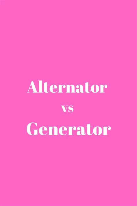 Alternator parts (stator, rotor, voltage regulator.) explained with fun, easy to understand demonstrations. Alternator vs Generator - Generators Zone