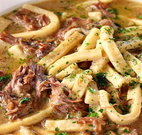 Slow Cooker Beef And Noodles Recipe