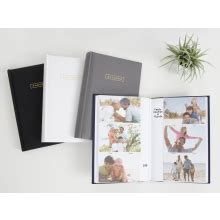 Amazon DesignOvation Debossed Faux Leather Photo Album Set 200