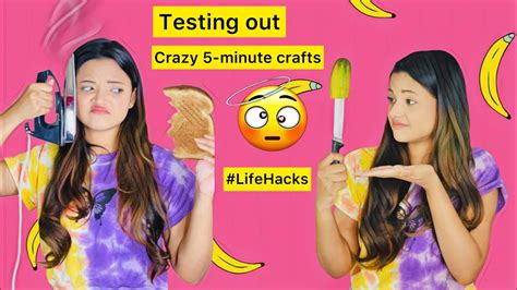 Testing Out 5 Minute Crafts ~ Dumb Life Hacks 🤯 The Sumedha