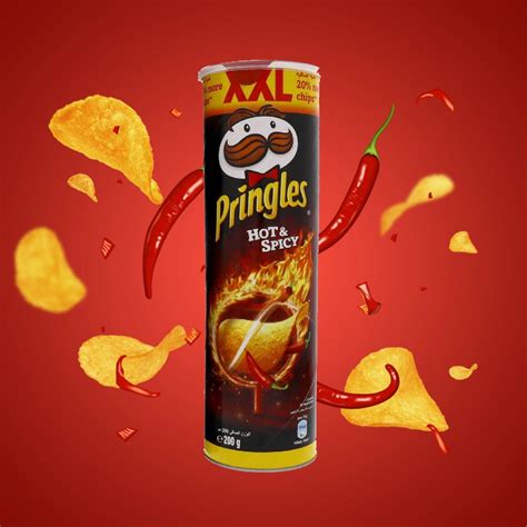 Pringles Xxl Hot And Spicy Chips 200g Bin Essa Kuwait مؤسسة بن عيسى